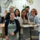 team click and book at pottery event